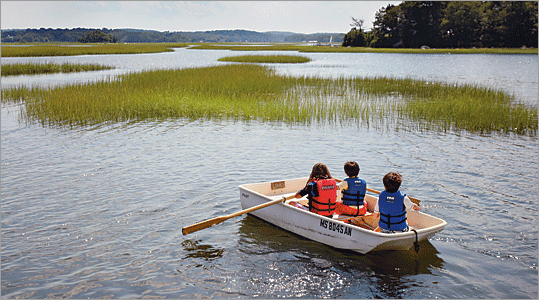 Miles of waterfront attracts boaters in Gloucester.