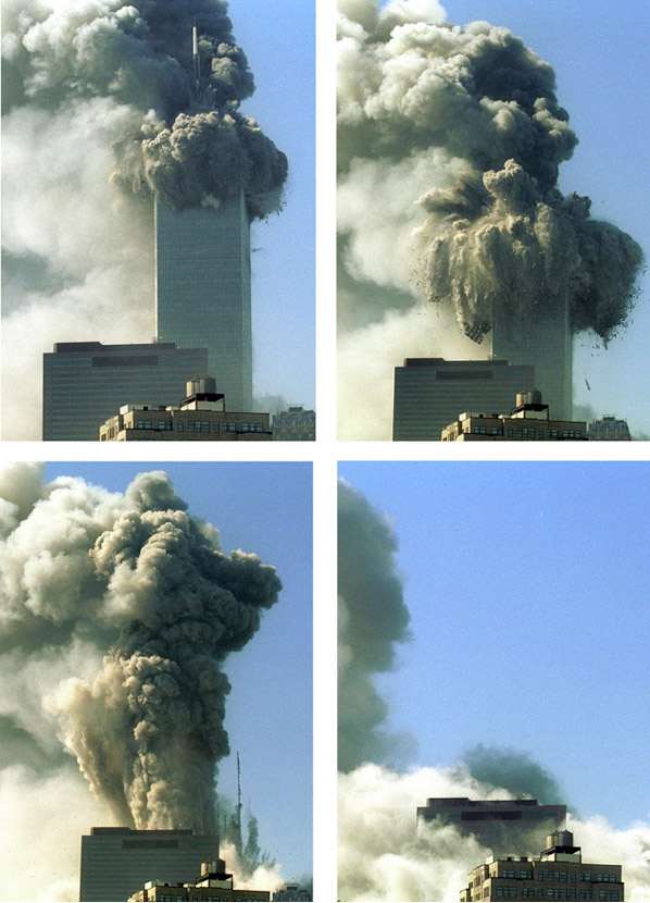 north tower collapse