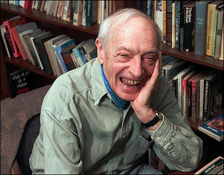 Saul Bellow, winner of the 1976 Nobel Prize in literature, in his office at Boston University.