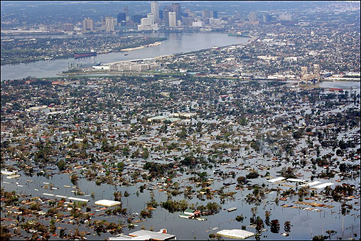 Hurricane Katrina - Aerial Views Of The Destruction - Boston.com