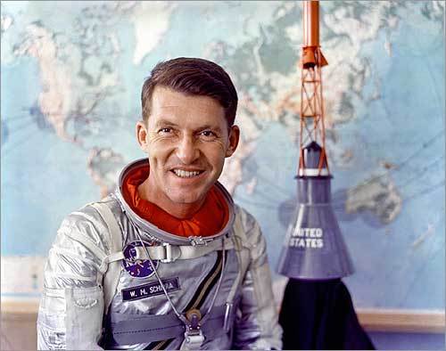 Wally Schirra May 3 The only astronaut to fly in the Mercury, Gemini, and Apollo space programs, Schirra was chosen as one of America's seven original Project Mercury astronauts. He visited President Kennedy in the White House and was awarded NASA's Distinguished Service Medal. NASA administrator James E. Webb told him: 'No one has flown better than you.' Archive 5/4/07 Practical joker, 84, was one of original Mercury astronauts