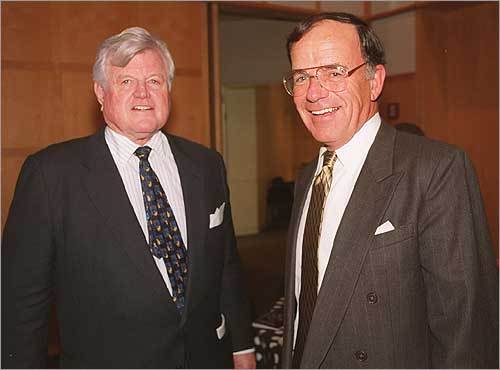 Paul J. Kirk Jr. Kirk, an attorney who lives in Marstons Mills and is a former chairman of the Democratic National Committee, supports Obama. He is shown with Senator Edward Kennedy at the Kennedy Library.