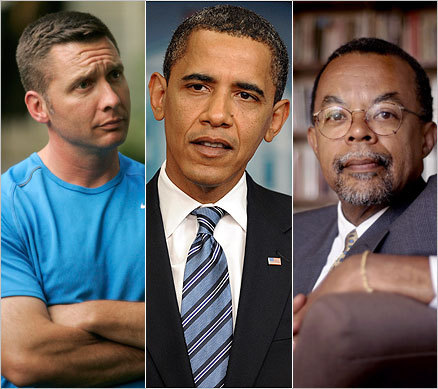 (Left to right) Crowley, Obama, and Gates will meet for a beer at the White House Thursday