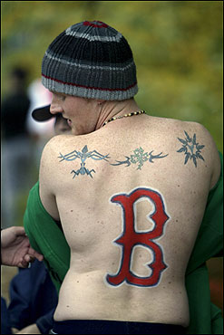 adds a Red Sox 'B' symbol