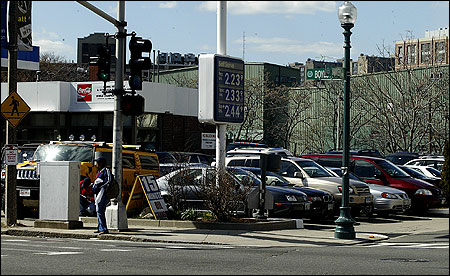 On Monday, the first home game since the Red Sox won the World Series, prices appeared to be even higher. Several lots charged $60, and Leahy’s Mobil station on Boylston St. charged a Globe photographer $100 to park.
