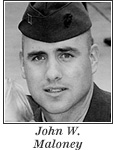 US Marine Captain John W. Maloney