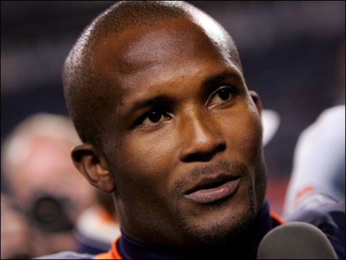 Champ Bailey talked about his key interception after the game.