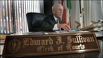 Edward J. Sullivan, who has overseen Middlesex courthouses since 1958, says health played no part in his decision to leave.