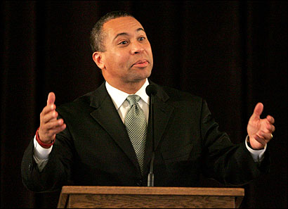 Deval Patrick, a Democratic gubernatorial candidate, spoke of the varied needs of the African-American community yesterday at the Greater Love Tabernacle Church in Dorchester.