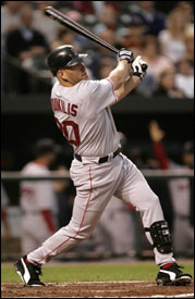 Kevin Youkilis is 5 for 13 (.385 BA) with two walks in four games for the Red Sox this season.