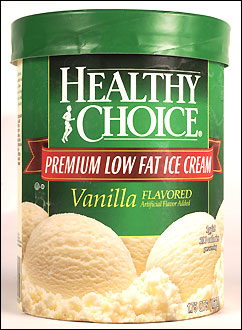 Healthy Choice Premium Low Fat Ice Cream, vanilla