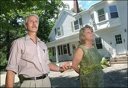 Kel and Julie Schevis, owners of a 1843 Greek Revival house in Danvers, listed the building on Craigslist as free to anyone who will come and take it off their property.