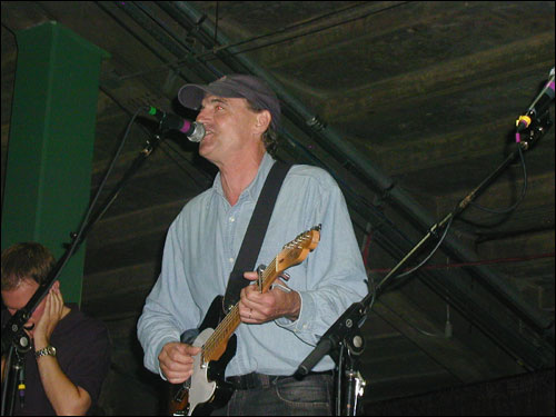 James Taylor performed in one of the more intimate settings of his long and storied career.