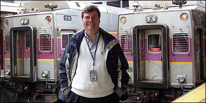 Paul Lundberg, head of the Massachusetts Bay Commuter Railroad, had been heavily criticized.