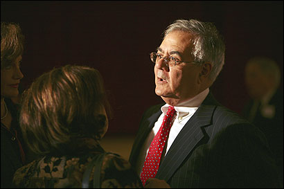 Representative Barney Frank, likely chairman of the House Financial Services Committee when Congress reconvenes in January, spoke at the Greater Boston Chamber of Commerce.
