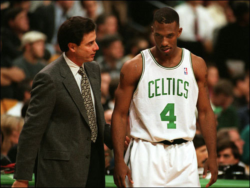 Fresh off the disappointment of not landing Tim Duncan, the Celtics took Chauncey Billups with the No. 3 pick in the 1997 draft. Coach Rick Pitino lost patience with the point guard and traded him to Toronto for Kenny Anderson midway through his first season. Billups has gone on to lead the Detroit Pistons to an NBA championship and has helped Detroit become a perennial contender.