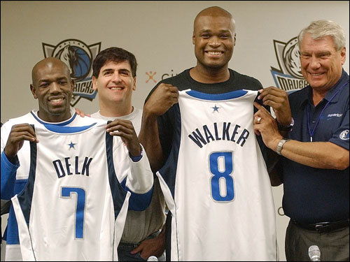 On Oct. 20, 2003, the Celtics sent Paul Pierce's sidekick Antoine Walker, along with Tony Delk, to the Dallas Mavericks for Raef LaFrentz, Chris Mills, and Jiri Welsch.