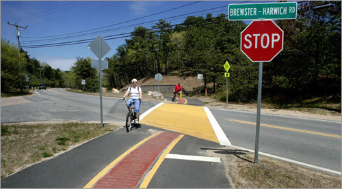 A whopping 400,000-plus people use the Cape Cod Rail Trail annually.