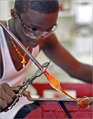 Curious how some artisans blow piping hot glass into vases, lamps, and other trinkets? Visit the oldest existing glasswork business, Pairpoint , in Sandwich, which was founded in 1837. Pairpoint encourages interested parties to witness glassblowing Monday through Friday 9 a.m. - 4 p.m.