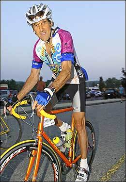 Sen. John Kerry was among the riders.
