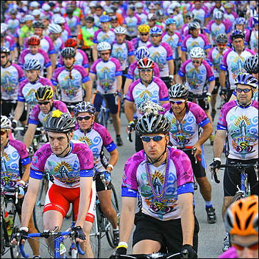 More than 5,000 cyclists participated in the 28th annual Pan-Mass Challenge, a ride to raise money for the Jimmy Fund, the fund-raising arm of Dana-Farber Cancer Institute.