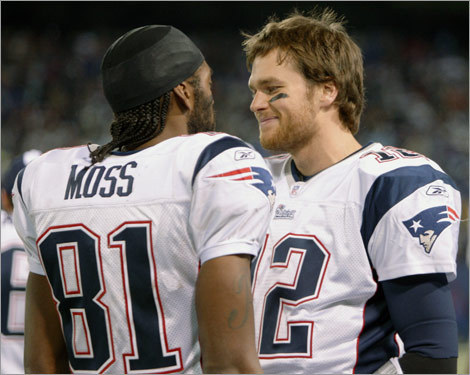 tom brady and randy moss