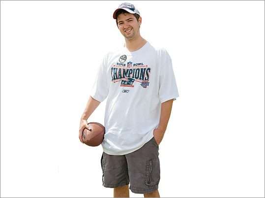 Aaron Kaplowitz sports his favorite shirt.