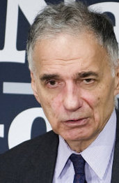 Ralph Nader plans to submit signatures in the Bay State.
