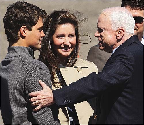 McCain meets Palin's soon-to-be son-in-law