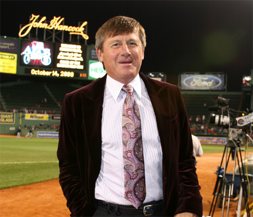 TBS Sports reporter and wardrobe guru Craig Sager debuted a burgundy sport coat and matching paisley tie for Game 4. 'I got the price tag in my pocket, I'm gonna take it back tomorrow,' Sager joked about the jacket.