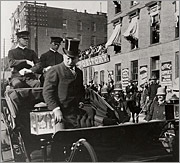 According to historians, Theodore Roosevelt's Aug. 1902 parade in Hartford was the first-ever automobile ride by a president.