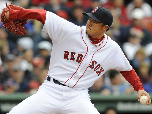 Hideki Okajima For all of the concern about Okajima last season, he has a 2.40 career ERA over two major league seasons. The Red Sox felt that Okajima was pitching his best baseball of the season at year's end, and Okajima has proven effective at retiring both lefthanders and righthanders. Okajima has a 2.14 career postseason ERA, which is why the Sox will be especially careful with him early in the year. According to Farrell, multiple-inning outings for the lefty are far more likely in the second half of the season.