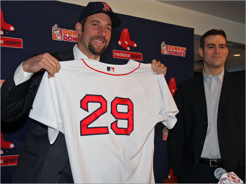 The taxi squad Beyond the big league roster, the Red Sox' depth appears quite good. John Smoltz [pictured] is earmarked for June (or so), but the Sox also have options available in Clay Buchholz, Michael Bowden and Daniel Bard, the last of whom is a reliever. Farrell made a point of citing lefthander Dustin Richardson and righthander Richie Lentz as other options who might be able to help the Sox out of the bullpen later in the year, giving the Red Sox the kind of organizational depth that most clubs lack.