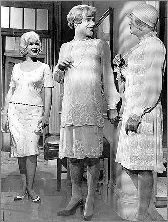  Some Like It Hot with Marilyn Monroe left and Tony Curtis in 1959