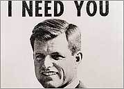 Ted Kennedy 1962 campaign poster