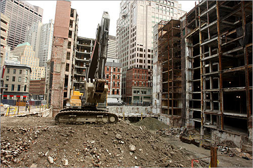 Filene's redevelopment Location: Downtown Crossing Estimated cost: $700 million Status: Construction halted in November 2008