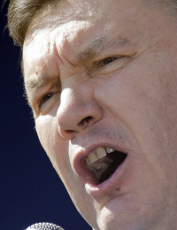 V. Yanukovich, a party chief, also blamed the current leaders.