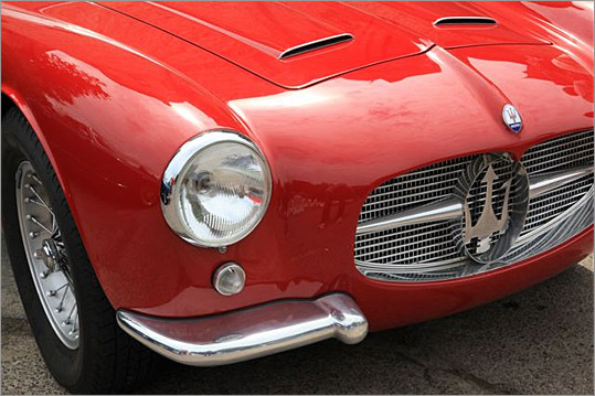 Maserati close-up number one ...