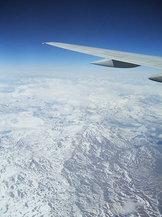 Aboard a March, 2008 flight from San Francisco to Boston.