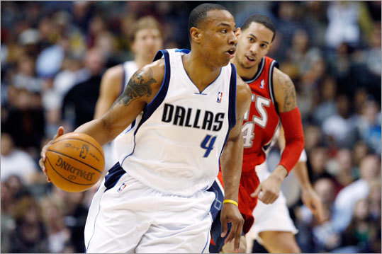 The Mavs are hot, having won nine of their last 10 games. Dallas acquired Caron Butler (right) and Brendan Haywood to beef up for the stretch run, and the Mavs are tied with Denver for the second-best record in the West behind defending NBA champion L.A. Lakers. The Mavs won a Jan. 18 meeting in Boston, 99-90.