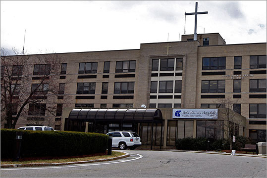 Holy Family Hospital Location: Methuen Number of beds: 283 Physicians: 388 Nurses: 425 Employees: 1,579 Emergency department visits a year: 41,633 Outpatient visits a year: 150,000 Inpatient discharges a year: 11,702 Patient revenue (2008): $147 million Service area: 20 communities throughout the Merrimack Valley and southern New Hampshire, including Methuen, Lawrence, Andover, North Andover, Haverhill, and Salem, N.H.