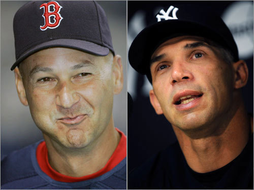 Terry Francona's remarkable (and sometimes unappreciated) success in his six seasons as Red Sox manager can be measured in numbers: 565 regular season wins (against 407 losses), five playoff berths, two World Series championships. But there is no number or formula that measures his other talents: dealing with the pressure that comes with a relentless media and fan base, earning his players' respect without ever calling them out publicly, and always keeping the big picture in mind. Joe Girardi was widely respected as a player, but his no-nonsense style didn't always seem the best managerial match with the veteran Yankees. To his credit, he lightened up a little last season while still maintaining control of the clubhouse, and he deserved (and mostly received) his due for the Yankees' championship.