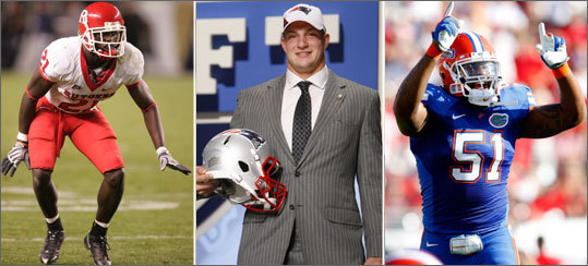 The Patriots made several trades on draft day and changed positions often. At the end of the seventh round, there were 12 new Patriots. Scroll through the gallery to find out some background on each pick and tell us what you think about the picks.