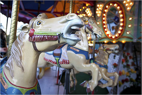 Quirky ideas are welcome, like the carousel in Detroit donning marine wildlife and sea monsters.