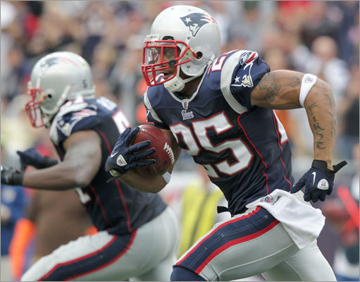 Patrick Chung's interception in the fourth quarter helped seal the game for the Patriots.