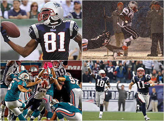 The Patriots finished the regular season at 14-2 and begin their quest though the AFC playoffs in two weeks as they attempt to achieve their ultimate goal, a victory in the Super Bowl in Dallas. But before they move ahead, let's look back at the best plays in the regular season, from Dan Connolly's memorable kickoff return to Tom Brady's perfect performance against the Lions and so many more . . .