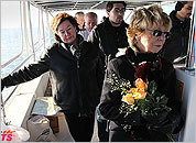 Photos: Burial at sea - a family says goodbye