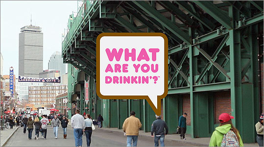 'Everyday Bostonians drinking Dunkin' Donuts' Ad for: Dunkin Donuts | Made by: Hill Holliday What: Everyday folks hoist their iced coffees for a campaign that asked, 'What are you drinkin'?' A Boston version of the ad featured local people and landmarks. Why: 'In an age of evolving micro-targeted advertising, what could be more micro that these?' asked Steve Conroy, a Boston publicist, who cheered the accuracy of the spots, right down to the Boston accents. 'You had to listen two or three times to hear what one guy from Dot Ave was drinking. ... Very targeted and no phony background; hey, that's the Copley T stop!'