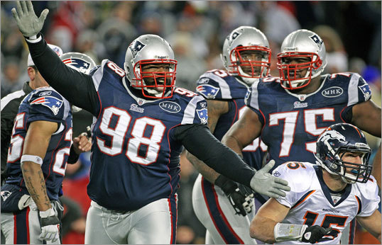 The Patriots' 45-10 throttling of Tim Tebow and the Broncos in last year's AFC Divisional game was rewarding for the home team. Yet by our accounting here, it doesn't rank among the top 10 playoff victories in franchise history (Super Bowls aren't included in this countdown). If you think about it, that tells you just how good Patriots fans have had it, at least in the past decade. Check out our countdown to refresh some great memories, then tell us in our poll how you'd rank them.