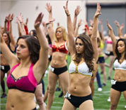 Patriots cheerleader tryouts